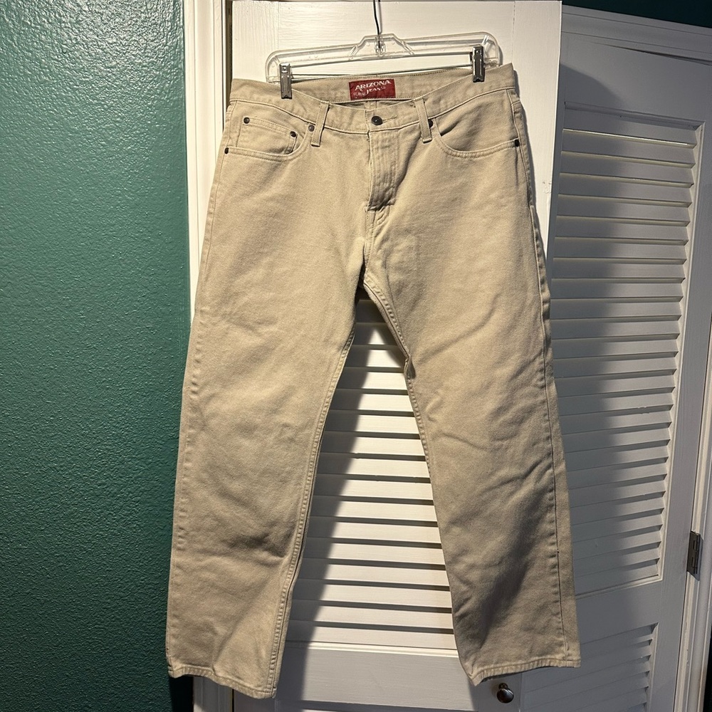 Men’s Arizona tan denim jeans 34X32
